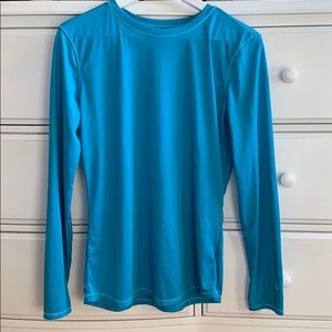 Urbane Teal Performance Top
